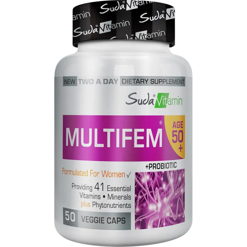 Suda Vitamin Multifem 50+  50 Kapsül