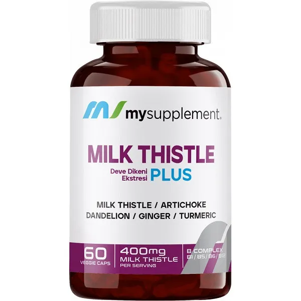 Mysupplement Milk Thistle Plus  60 Bitkisel Kapsül
