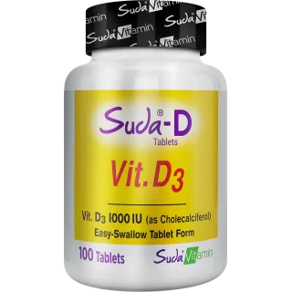 Suda-D Vitamin D3 1000IU