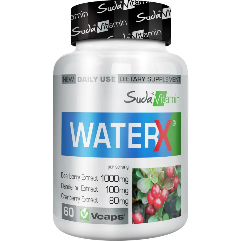 Suda Vitamin Waterx  60 Bitkisel Kapsül