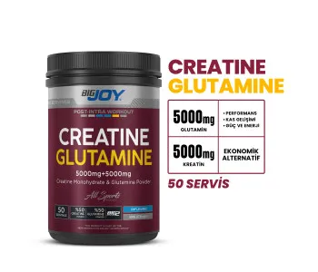 Bigjoy BIG2 Creatine + Glutamine  Aromasız 505g