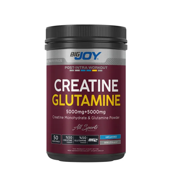 Bigjoy BIG2 Creatine + Glutamine  Aromasız 505g