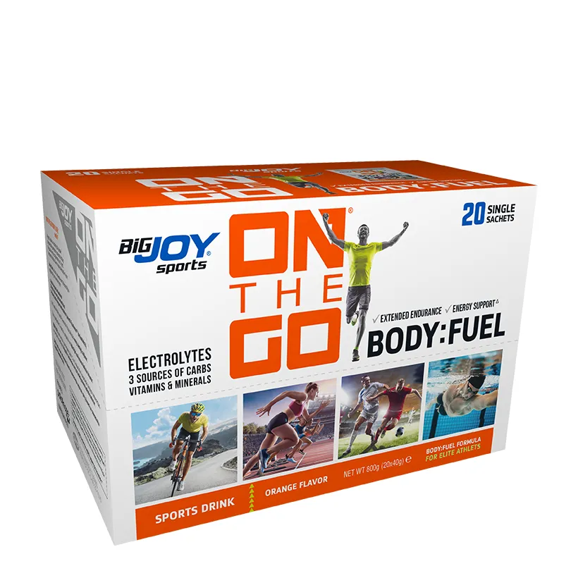 Bigjoy ONTHEGO BODY:FUEL Sports Drink Portakal 800g
