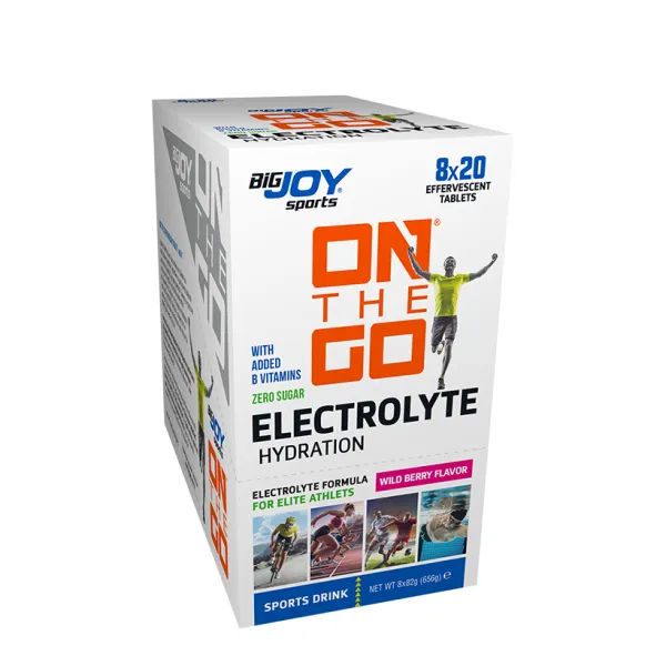 Bigjoy ONTHEGO Electrolyte Sports Drink Orman Meyveli 8 x 20 Efervesan Tablet