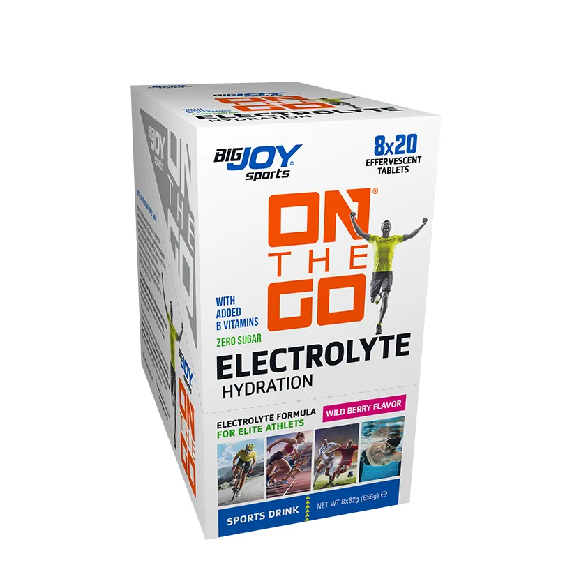 Bigjoy ONTHEGO Electrolyte Sports Drink Orman Meyveli 8 x 20 Efervesan Tablet