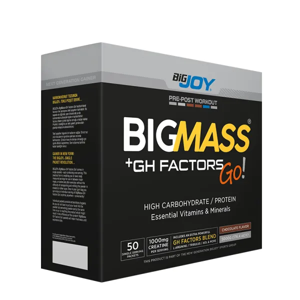 Bigjoy BIGMASS GO GH FACTORS Çikolata 5000g