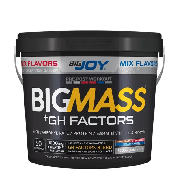 Bigjoy BIGMASS Gainer GH FACTORS MIX FLAVORS  Mix Aroma 5000g