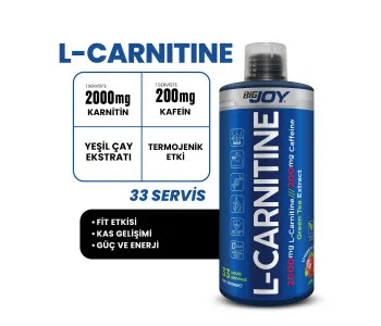 Bigjoy L-Carnitine Likit  Çilek 1000ml