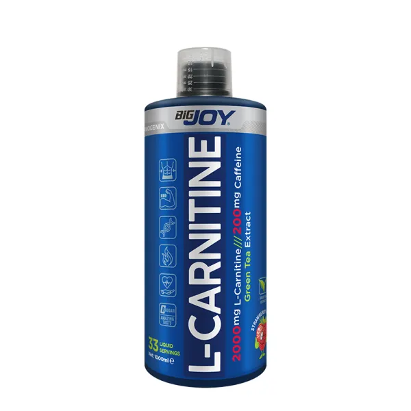 Bigjoy L-Carnitine Likit  Çilek 1000ml