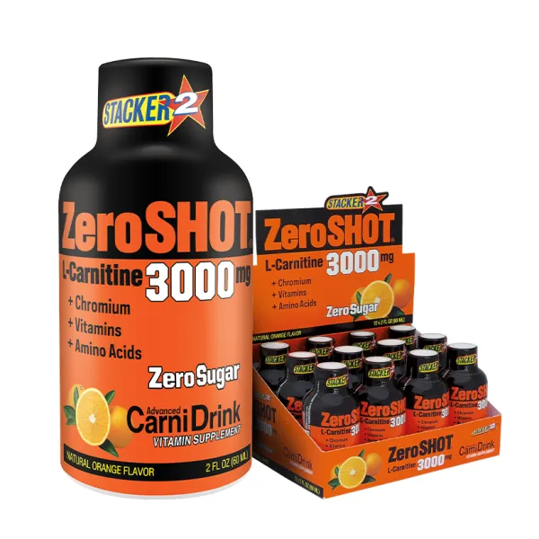 ZeroSHOT 3000mg Portakal 720ml