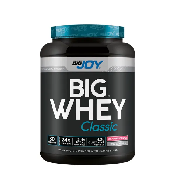 Bigjoy BIGWHEY Whey Protein Classic Çilek 990g