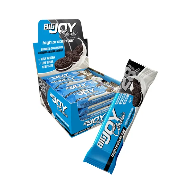 Bigjoy Classic High Protein Bar Cookies & Cream 720g
