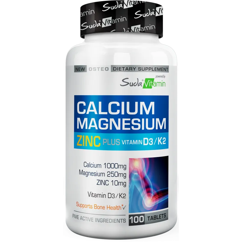 Suda Vitamin Calcium Magnesium Zinc Plus  100 Tablet