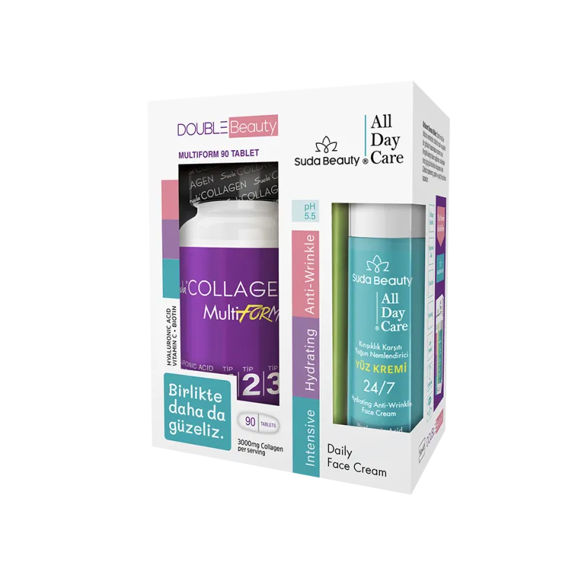 Suda Collagen Double Beauty Aromasız 90 Tablet