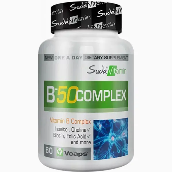 Suda Vitamin B-50 Complex  60 Kapsül